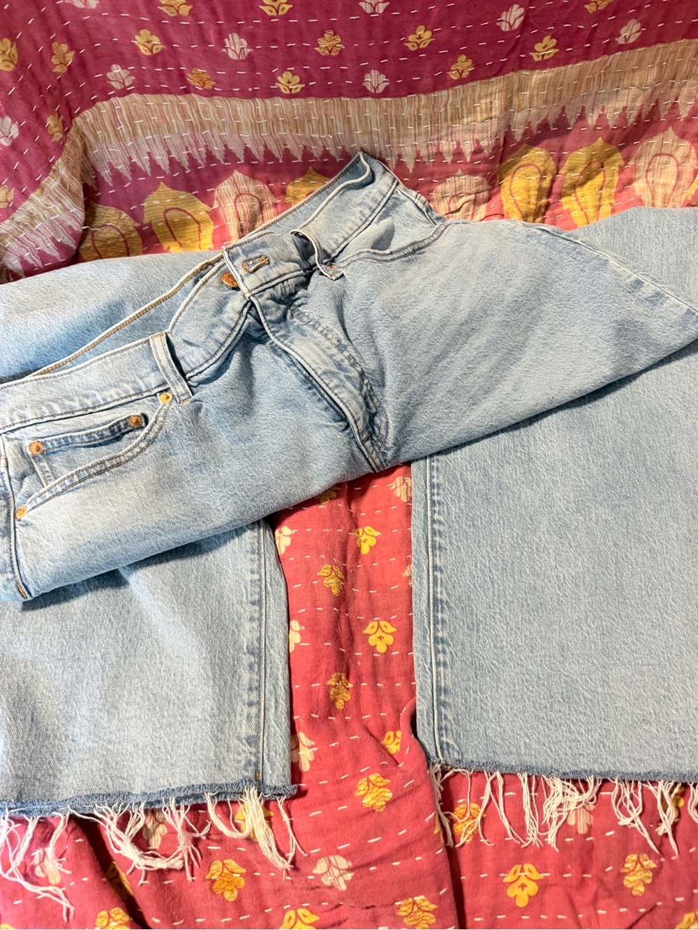 J. Crew Light Blue Wide-Leg Jeans - Picture 5 of 6